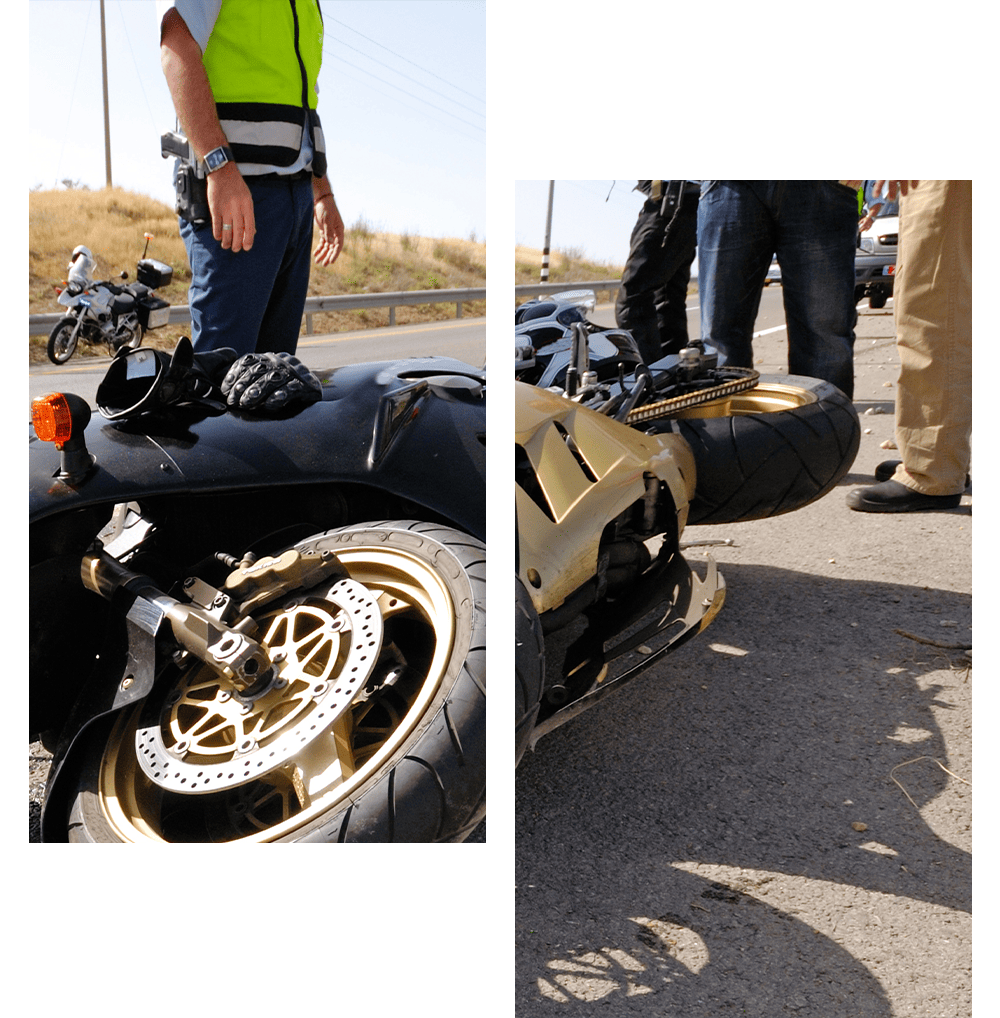Imagen de un accidente de moto. Tratar con reclamaciones por lesiones personales puede ser abrumador, confuso y emocionalmente agotador para las víctimas. Encontrar el abogado de lesiones personales adecuado que entienda sus necesidades y luche por sus derechos puede ser un proceso difícil y estresante. Sufrir lesiones debido a la negligencia de otra persona no sólo es físicamente doloroso, sino también una carga financiera. Las facturas médicas, los salarios perdidos y el trauma emocional pueden hacer mella en su vida, dejándole impotente y frustrado. En R&G Personal Injury Lawyers, estamos dedicados a ayudarle a obtener la justicia y la compensación que se merece. Nuestro equipo de abogados con experiencia en lesiones personales luchará incansablemente en su nombre, el manejo de todas las complejidades legales para que pueda centrarse en la curación. Con nuestra experiencia y compromiso con nuestros clientes, nos aseguraremos de que sus derechos estén protegidos y de que reciba la máxima compensación posible por sus lesiones. Confíe en R&G Personal Injury Lawyers para ser su abogado en tiempos de necesidad.
